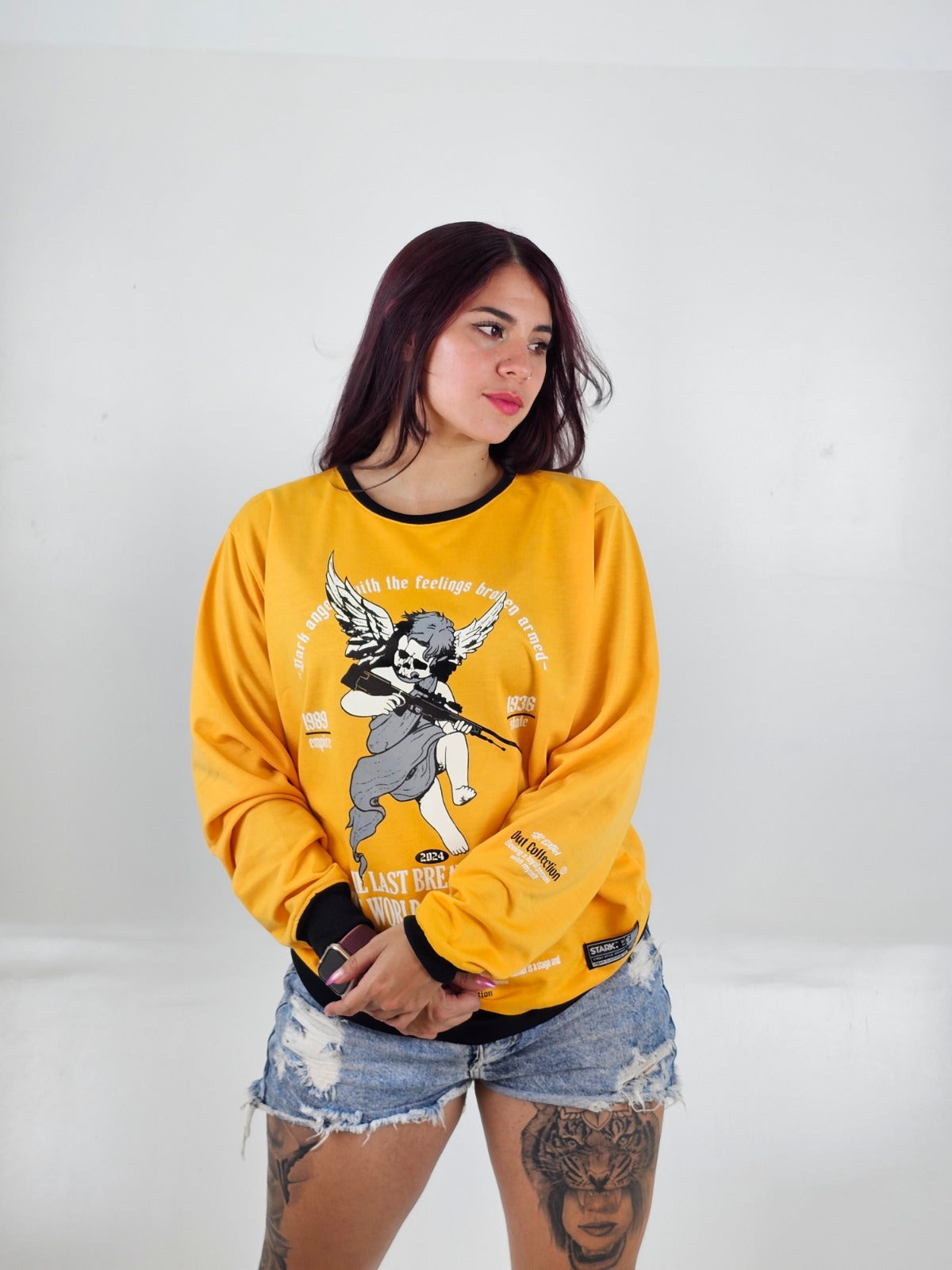 BUZO MOSTAZA ANGEL 1989