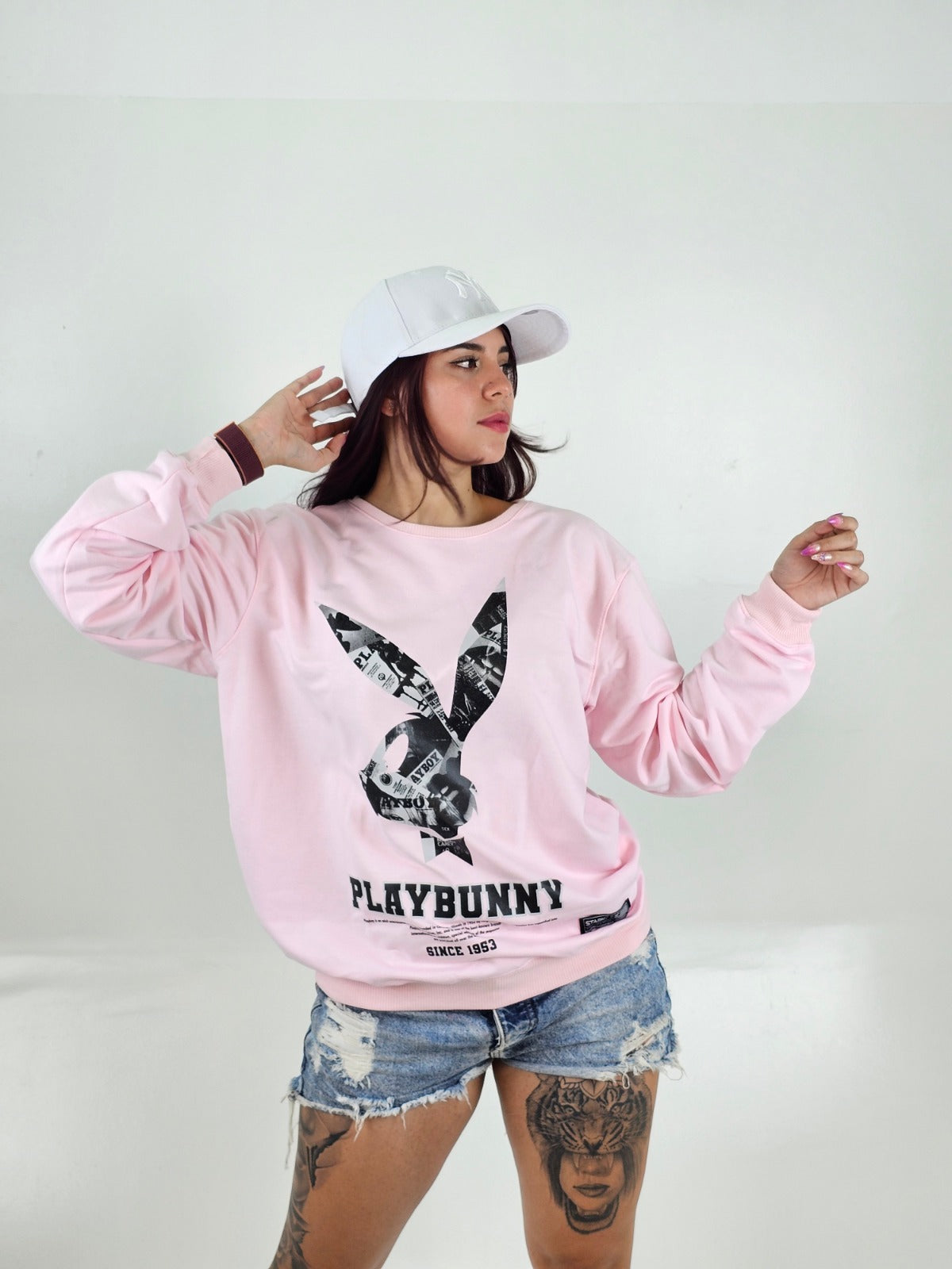 BUZO ROSADO PLAY BUNNY