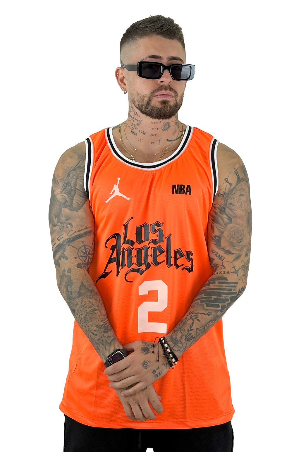 Camisilla Naranja Los Angeles 2