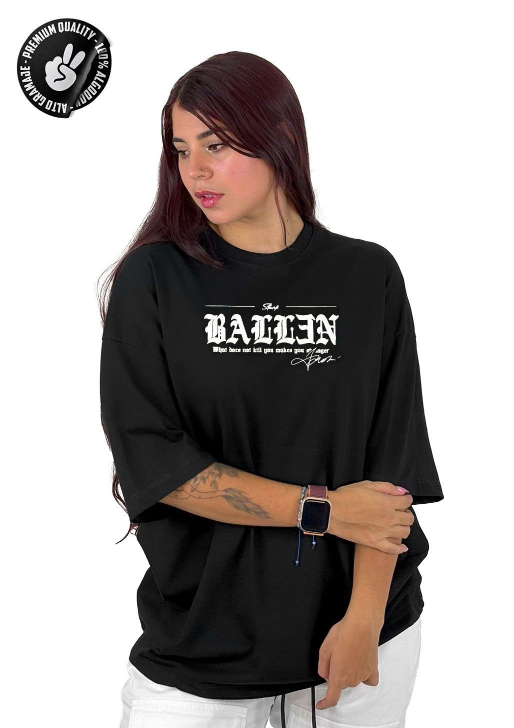 Oversize alto gramaje rap ballen