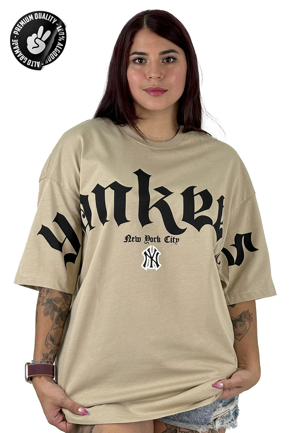 OVERSIZE CAFE YANKEES ALTO GRAMAJE