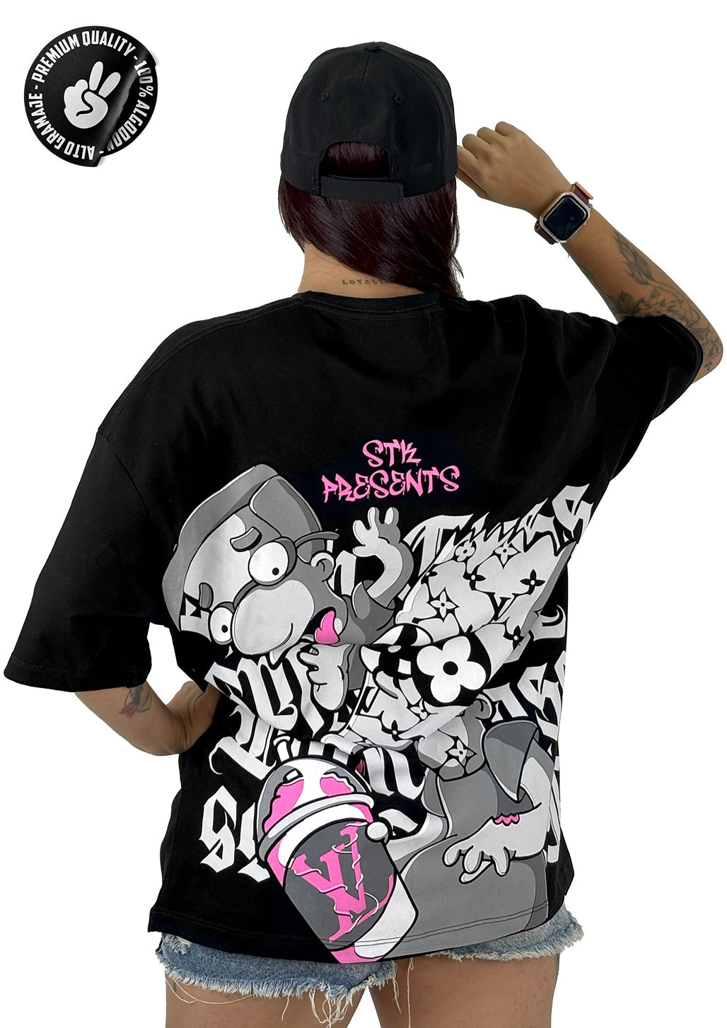 OVERSIZE NEGRA HIGH CLASS