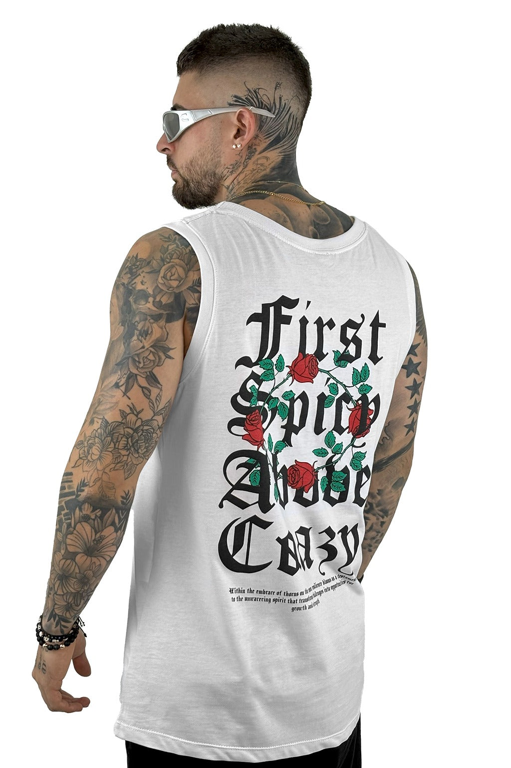 Camisilla blanca Spicy Chorns