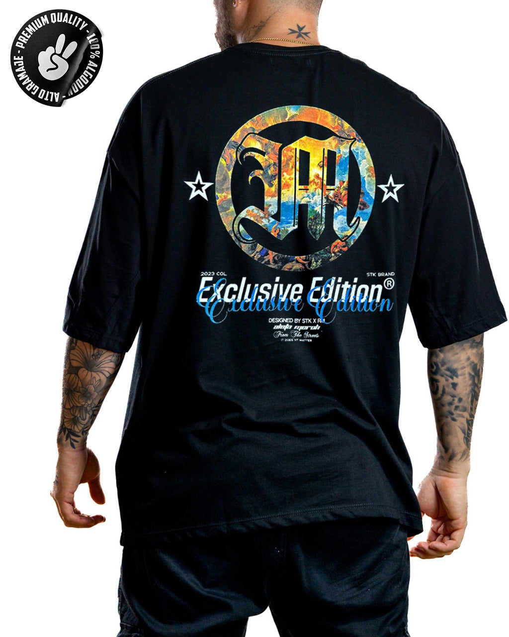 oversize negra exclusive edition Alto Gramaje