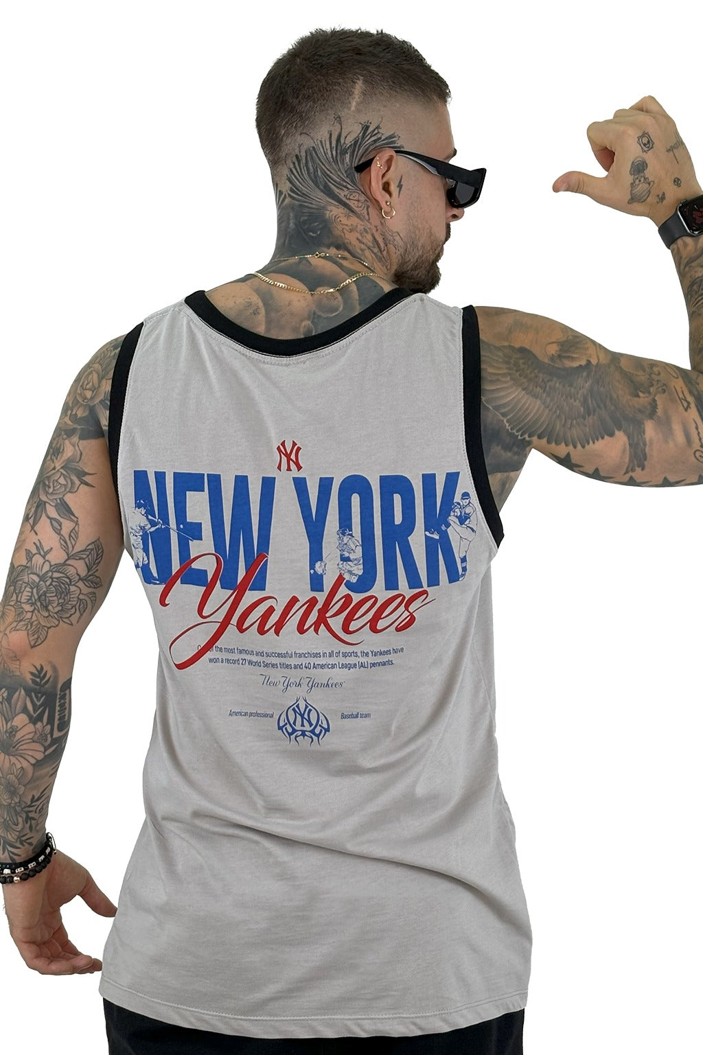 Camisilla gris NY