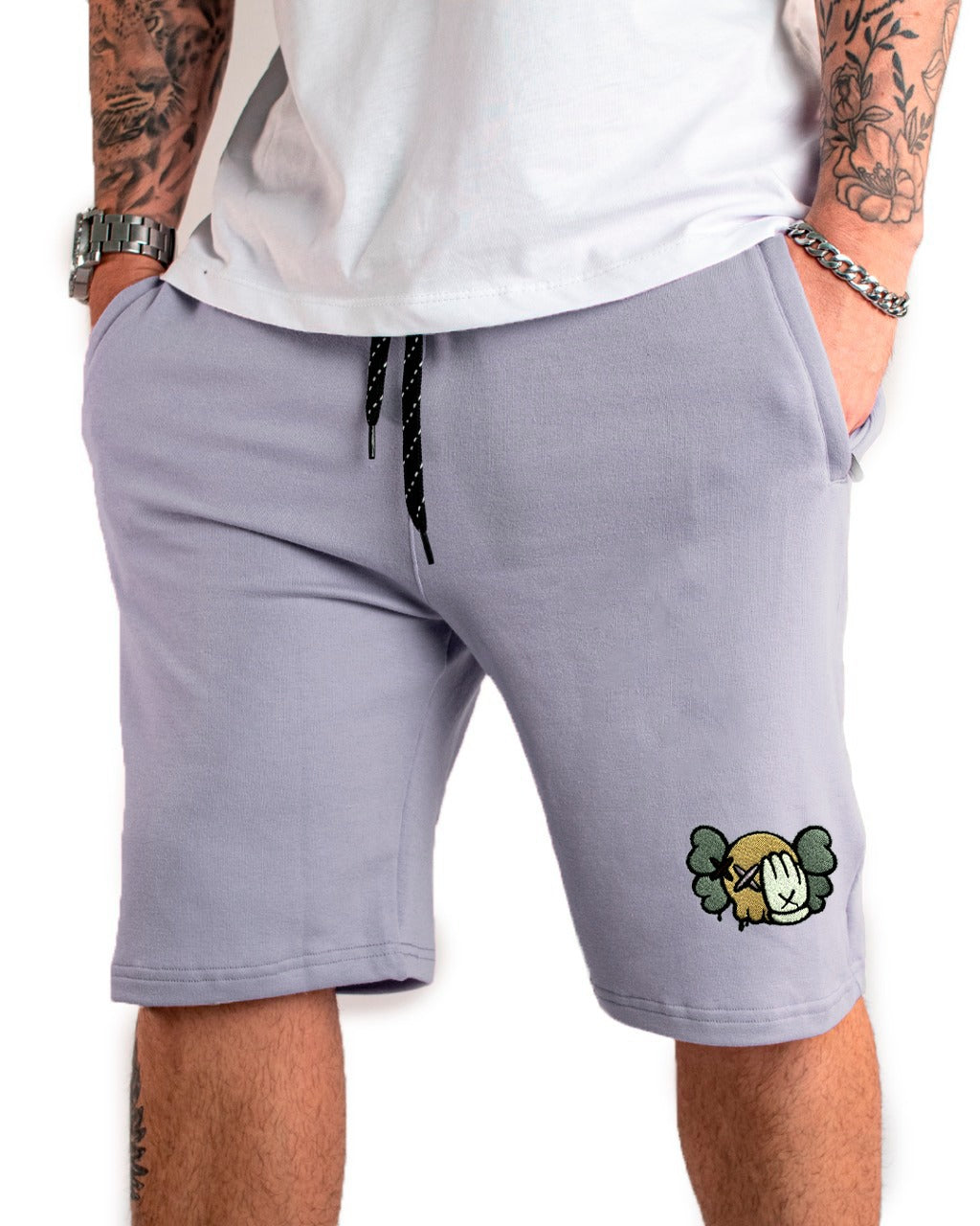 PANTALONETA LILA KAWS