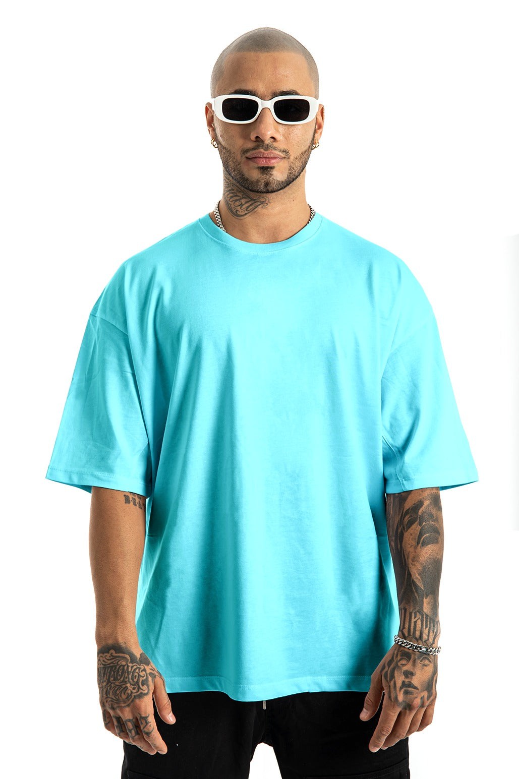 Oversize basica azul Eléctrico claro