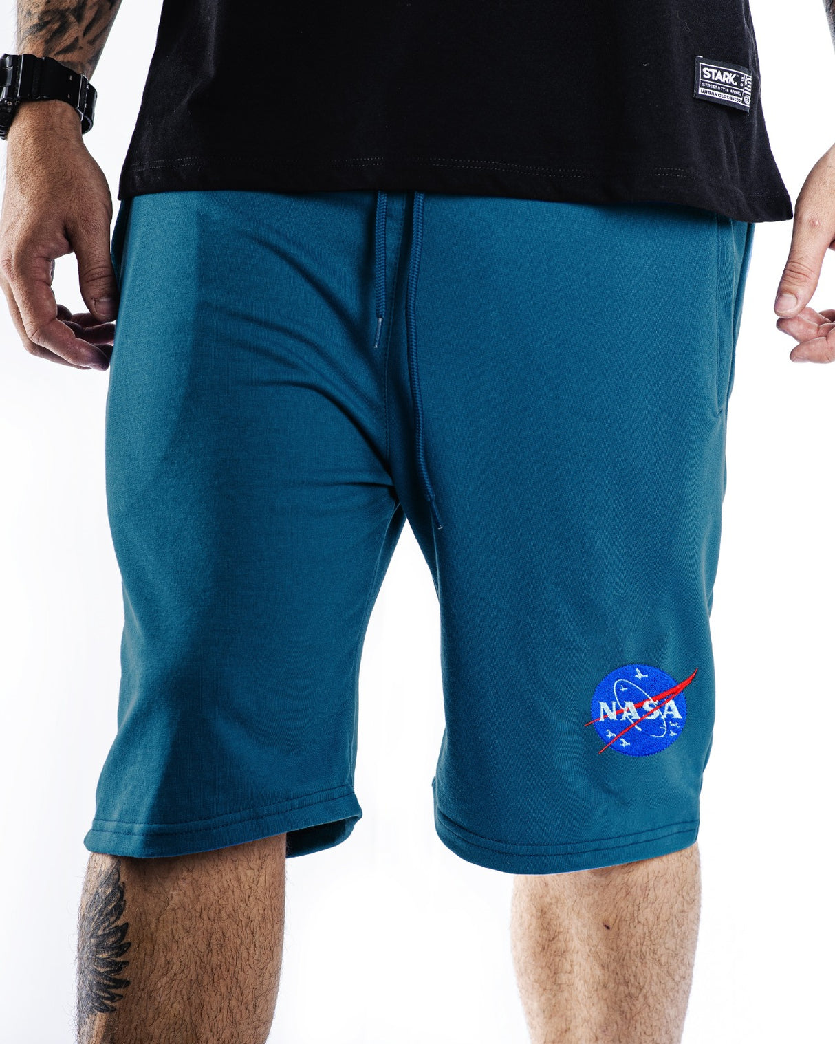 PANTALONETA AZUL PETROLEO NASA