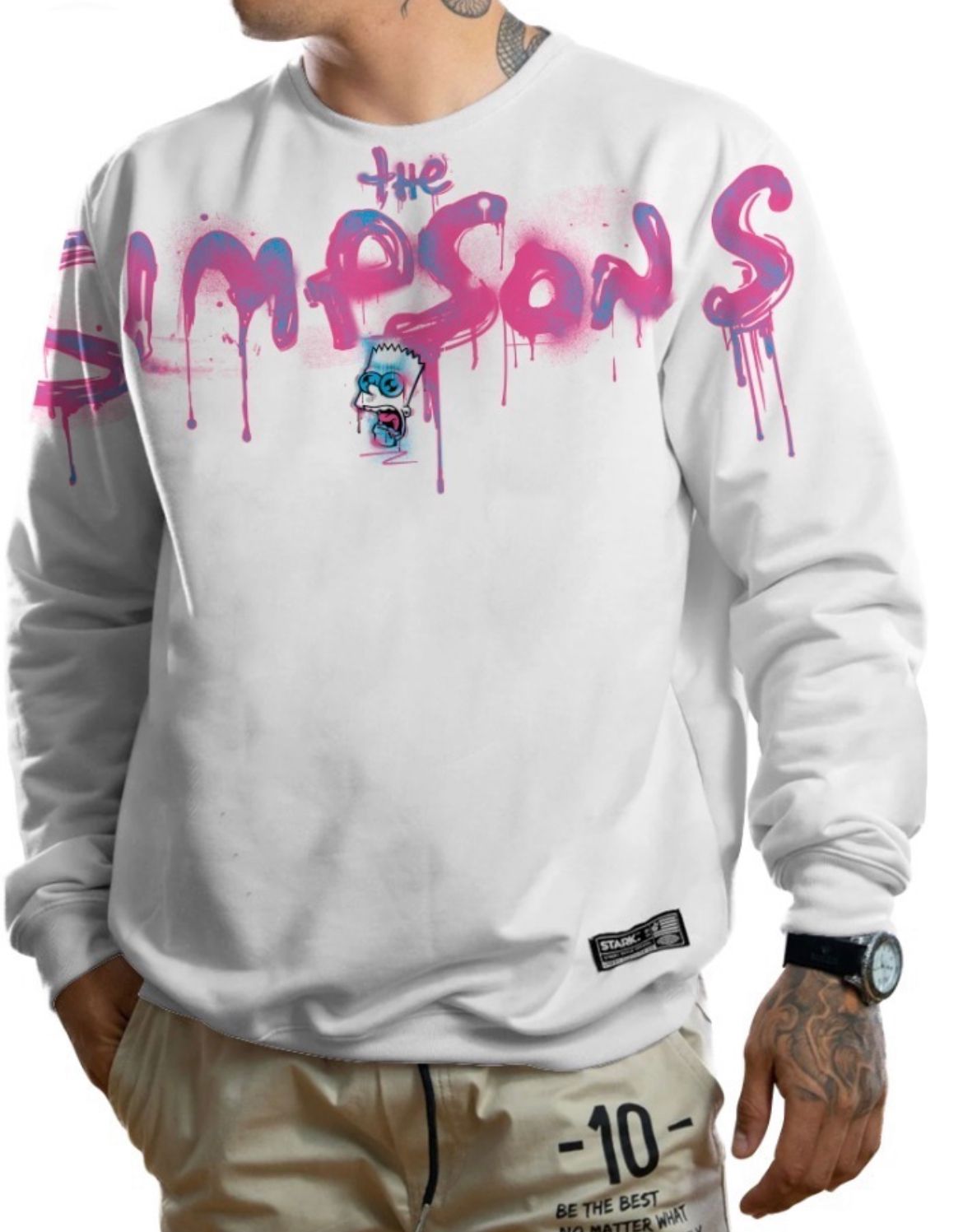 Buzo blanco simpsons