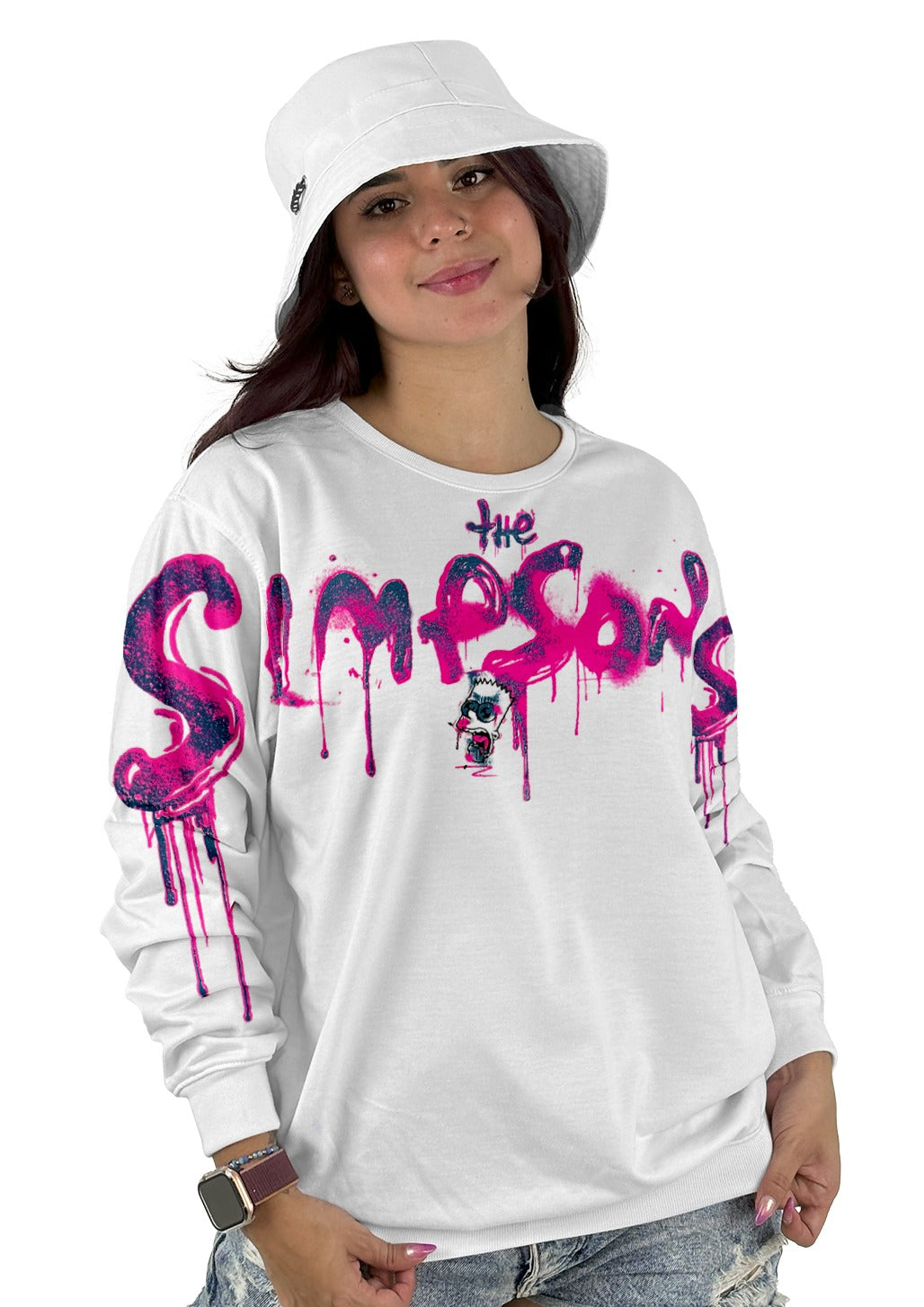 Buzo blanco simpsons