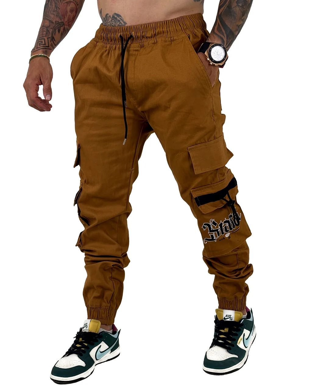 XM Jogger cafe estampado feelings stark