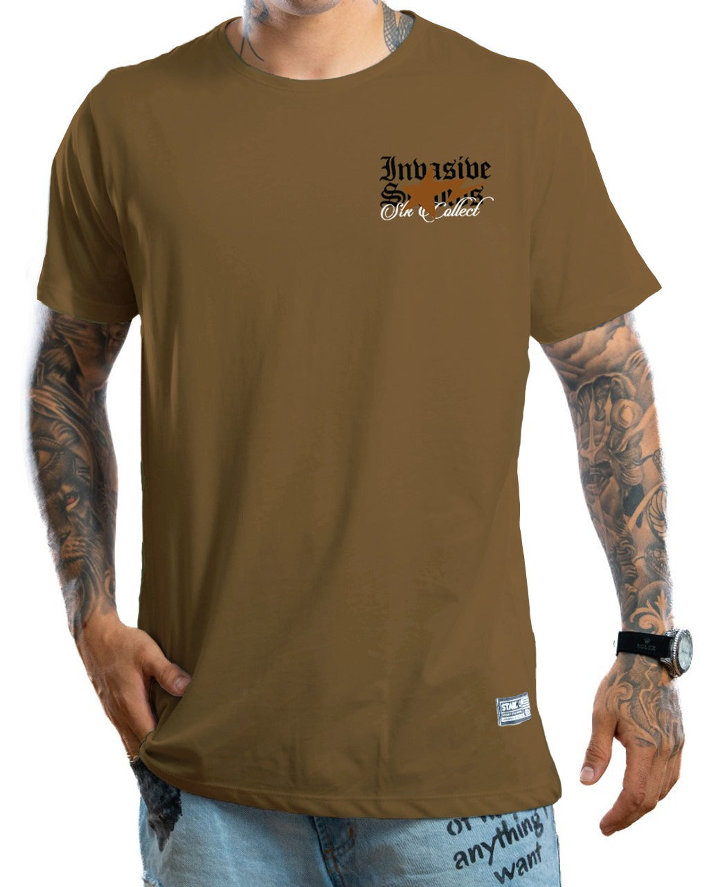 Camiseta cafe invasive studios