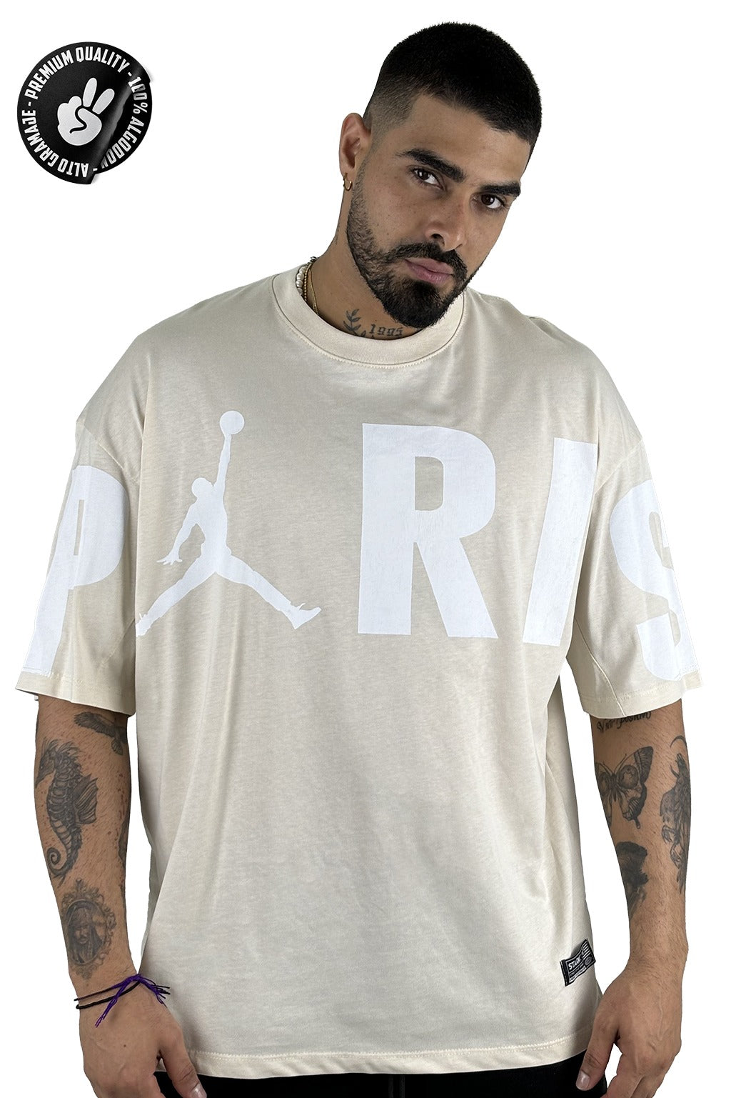 Oversize alto gramaje paris beige