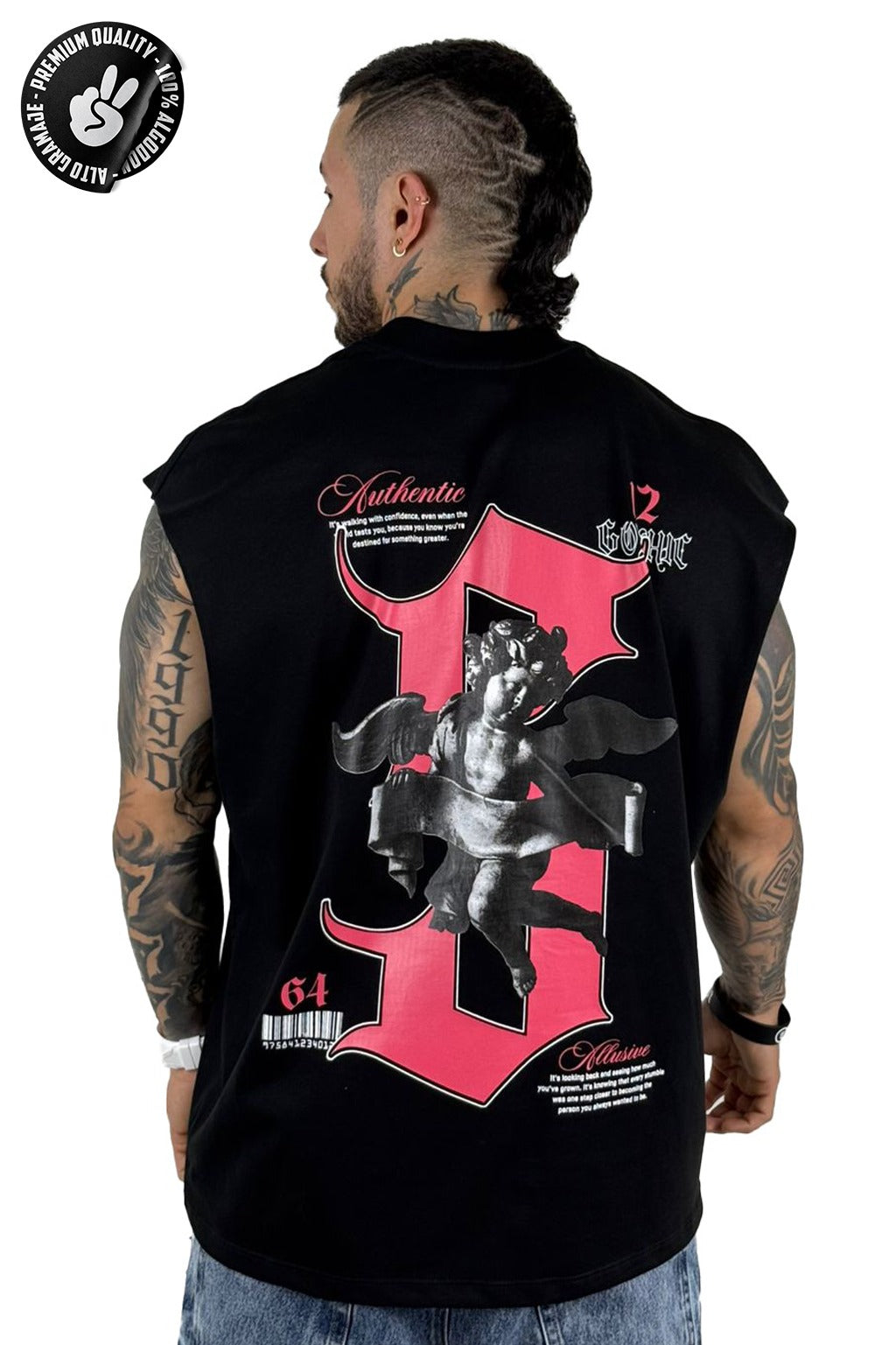 Camisilla negro devotion Alto Gramaje