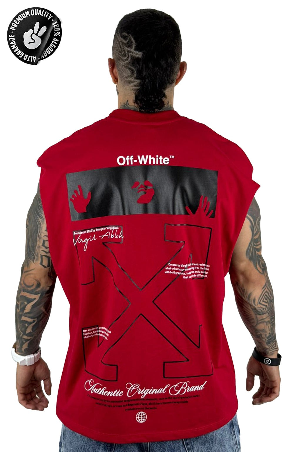 Camisilla roja off Alto Gramaje