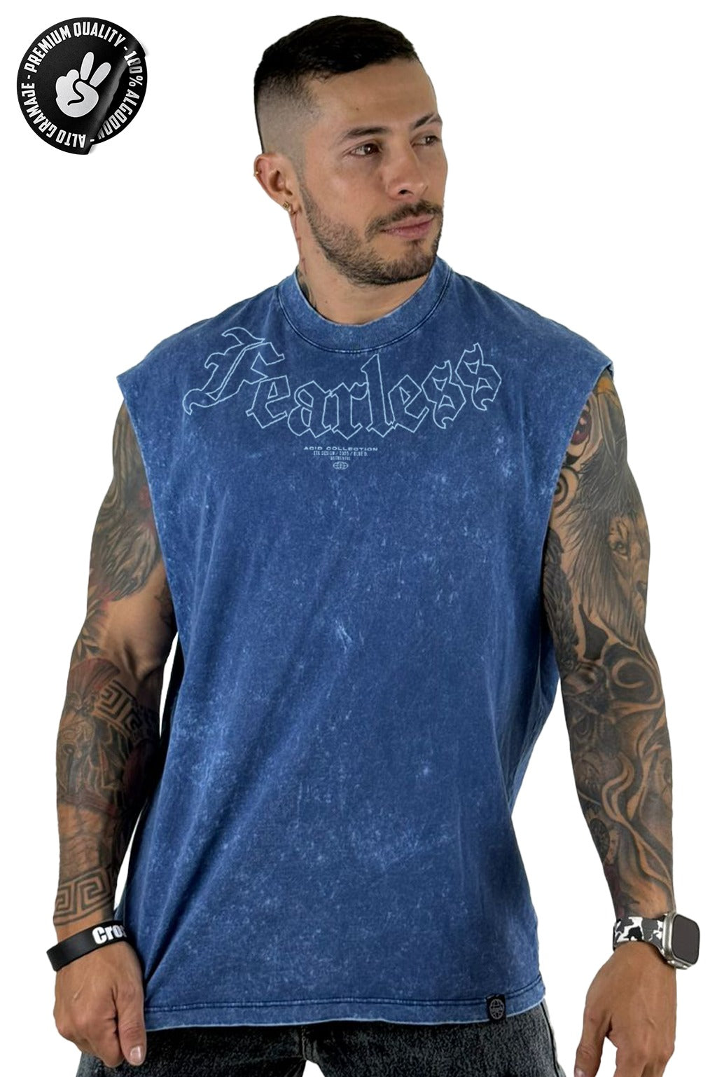 Camisilla Alto Gramaje sky Fearless