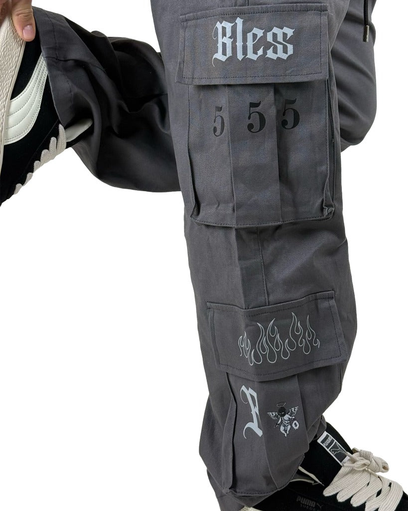 Jogger Baggy Gris Bless 555