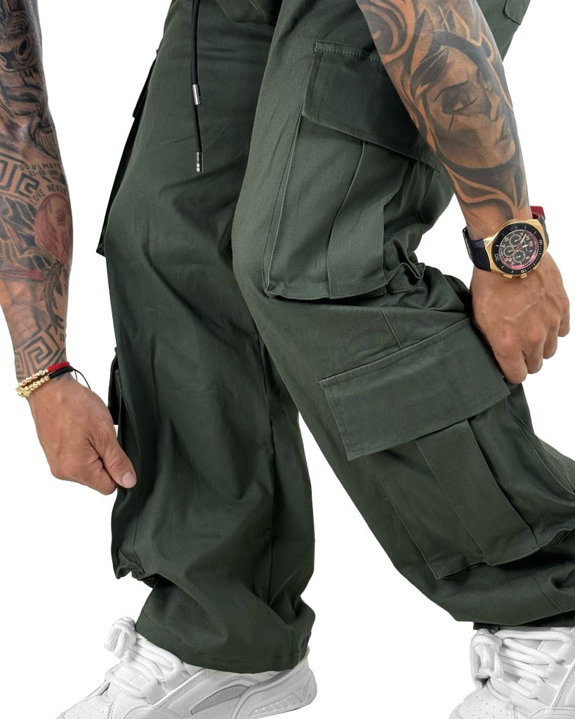 Jogger Baggy Verde Militar