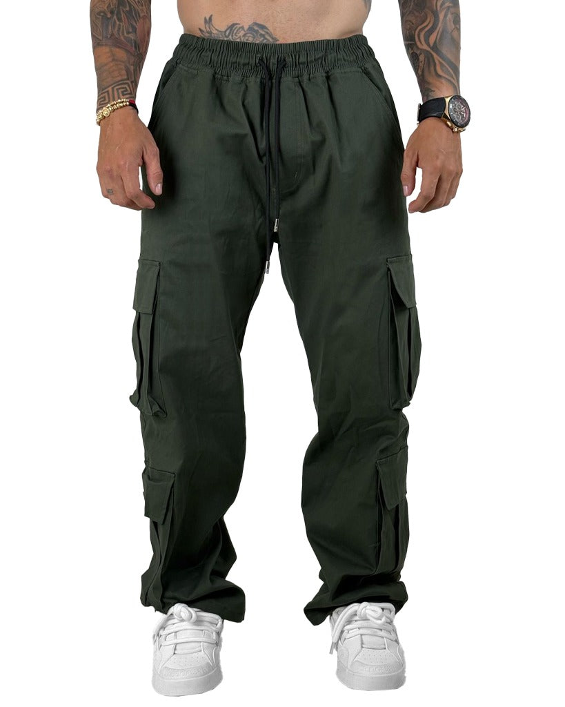 Jogger Baggy Verde Militar