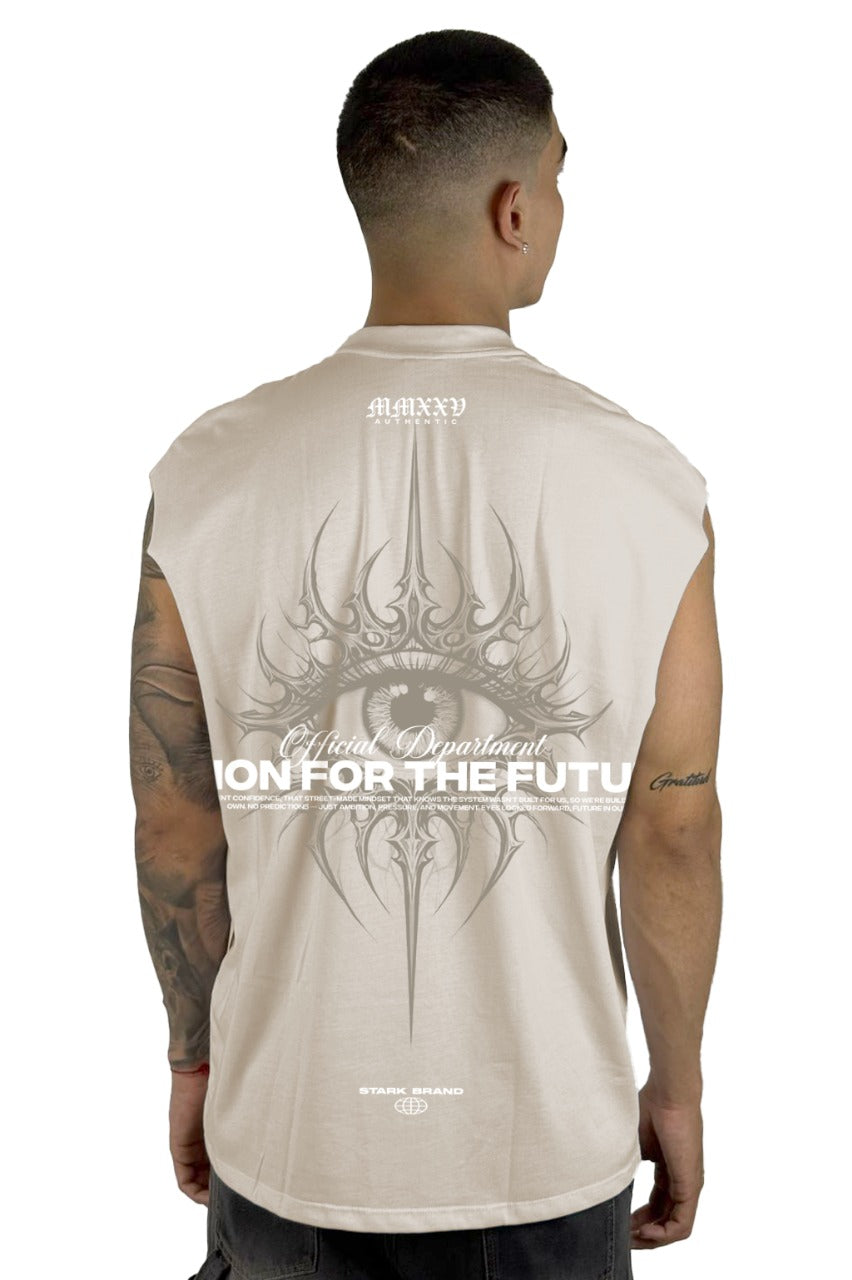 Camisilla crema Vision For The Future Alto Gramaje