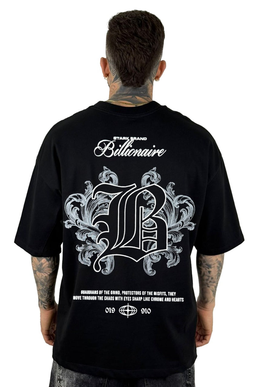 Oversize negra billionaire alto gramaje