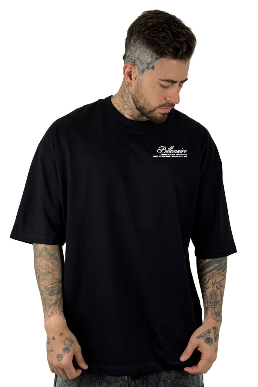 Oversize negra billionaire alto gramaje