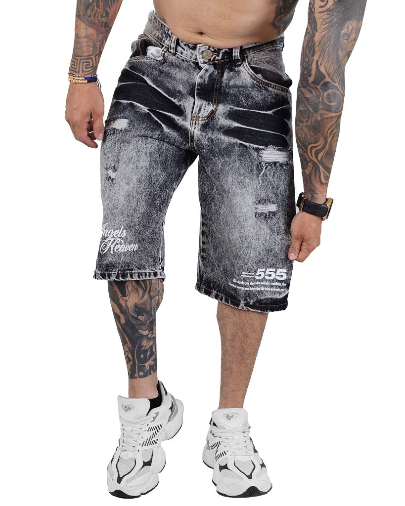 Bermuda Clasico Reservas Negro Bg stamp Ángeles 555 - 0014