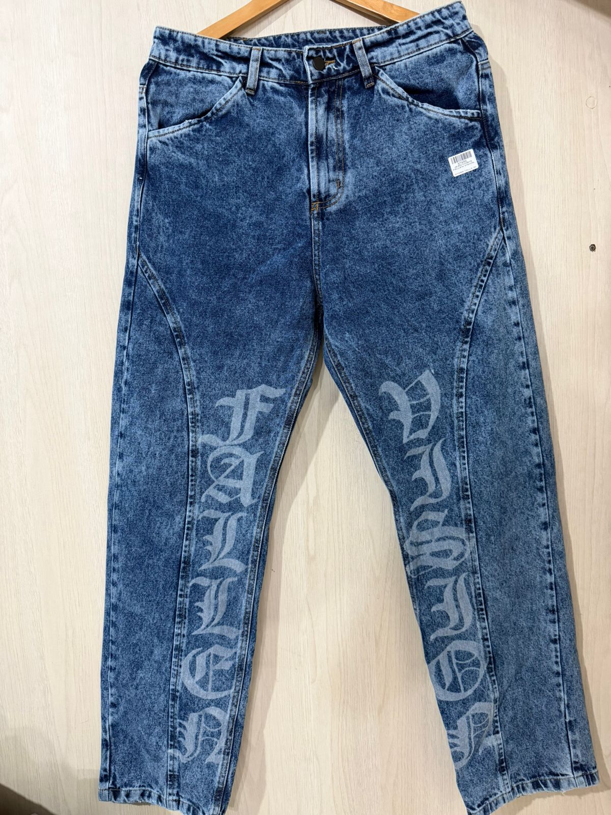 Jean Baggy Corte Fallen Vision