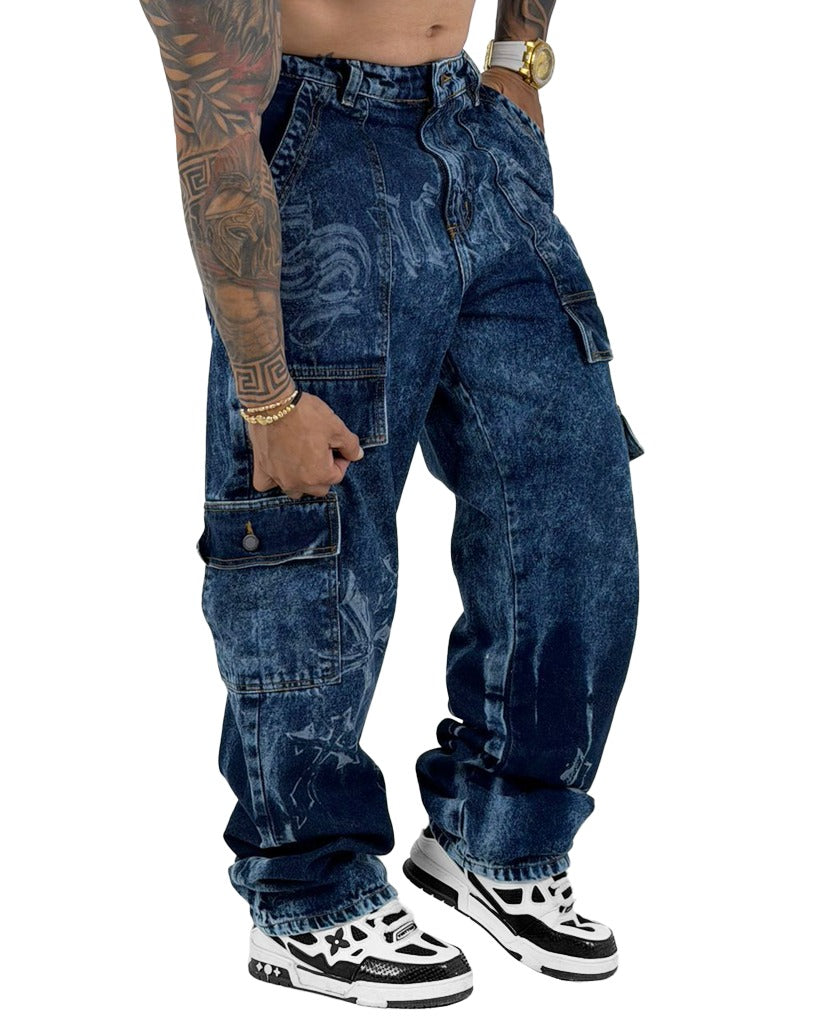 Jean Baggy Bolsillo Carpintero Sacrifice