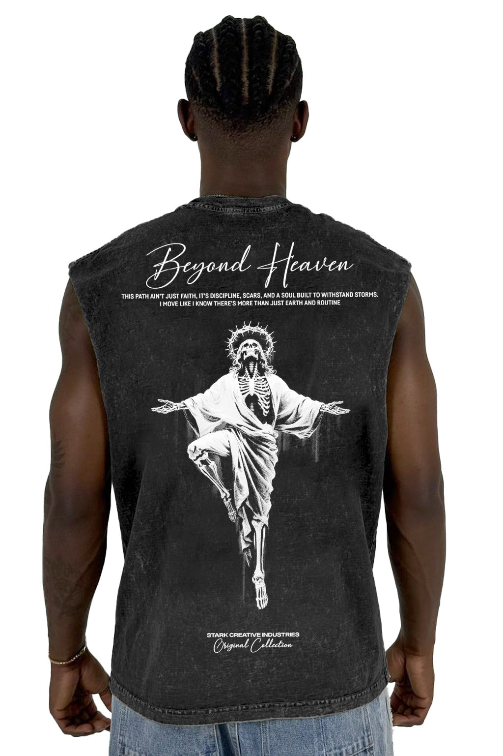 Camisilla sky Negra Beyond Heaven