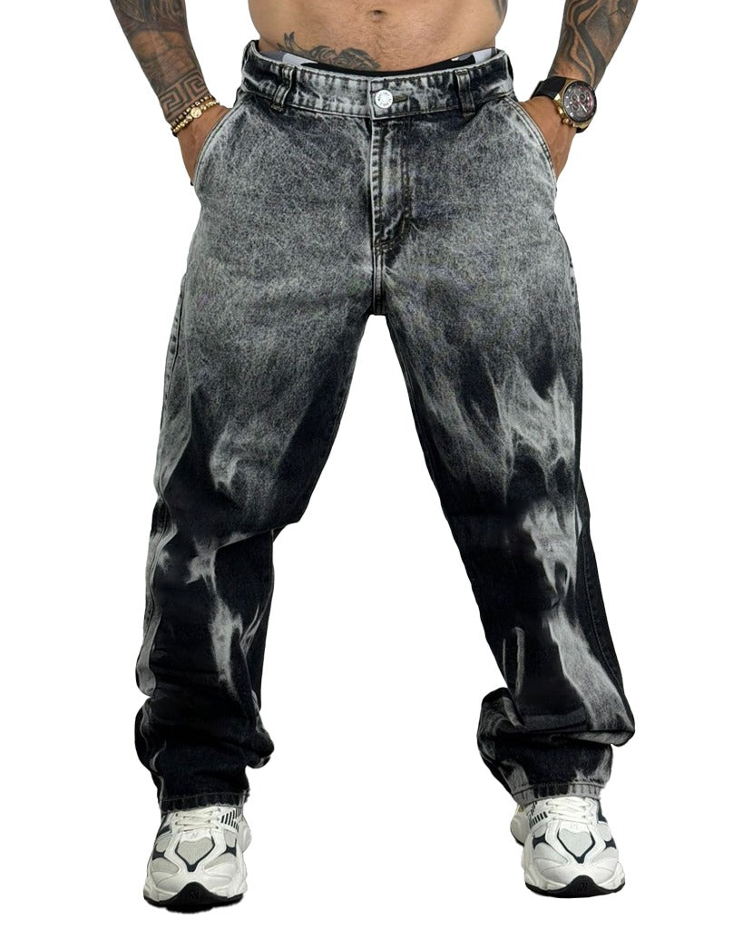 Jean Baggy negro clasico sky amarres