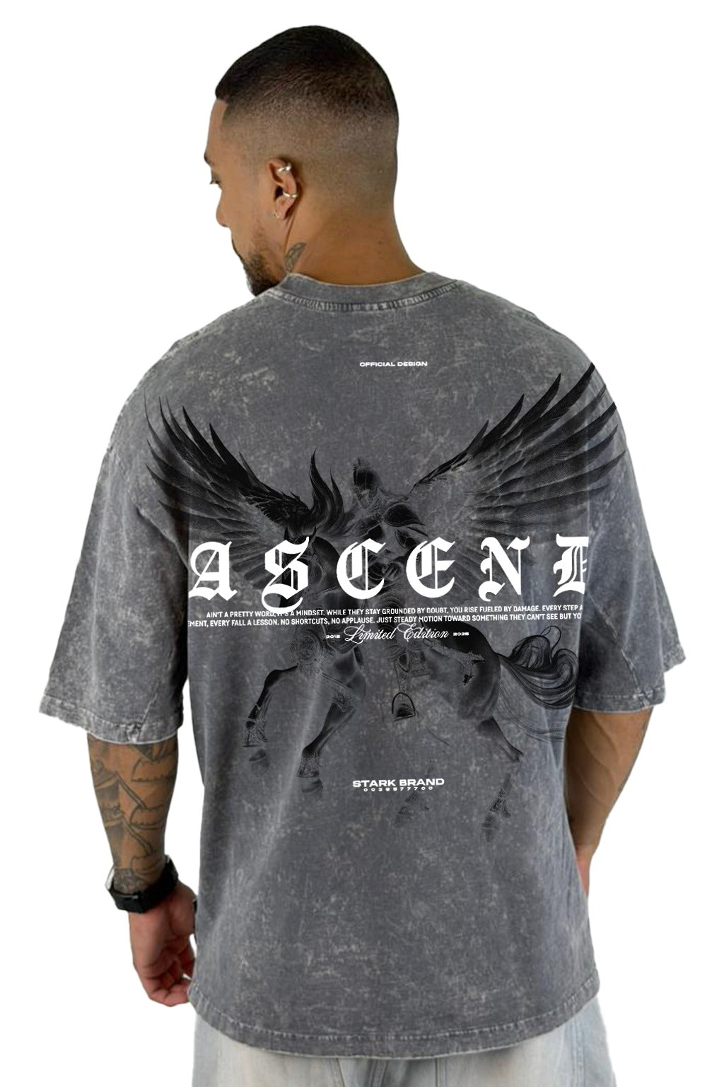 Oversize Sky gris ascend