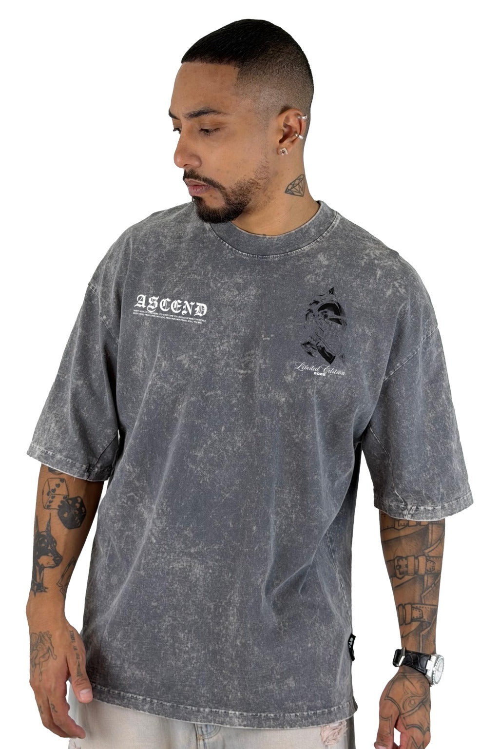 Oversize Sky gris ascend