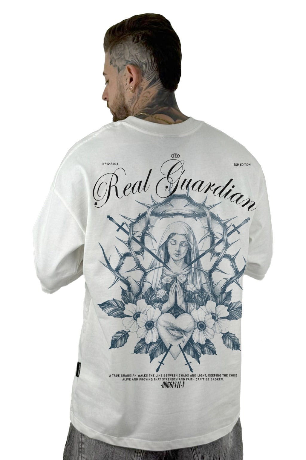 Oversize crudo real guardian alto gramaje