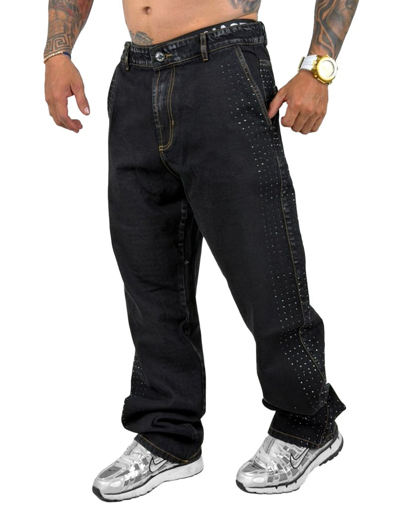 Jean Baggy piedra negra