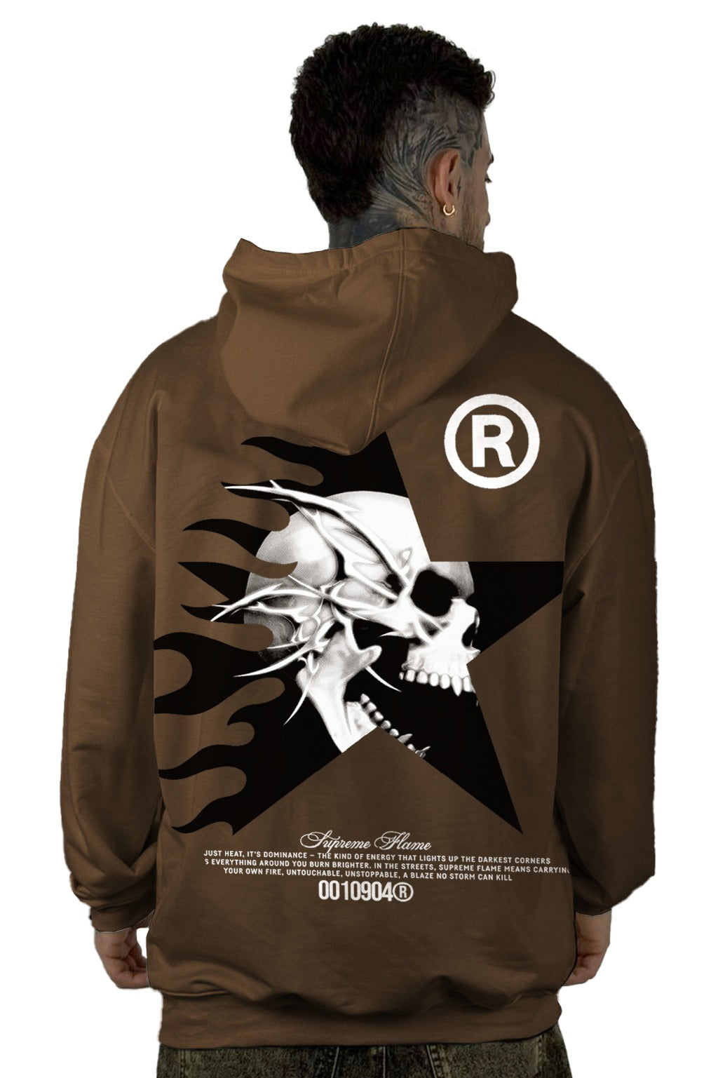 Buzo Capucha Cafe supreme flame