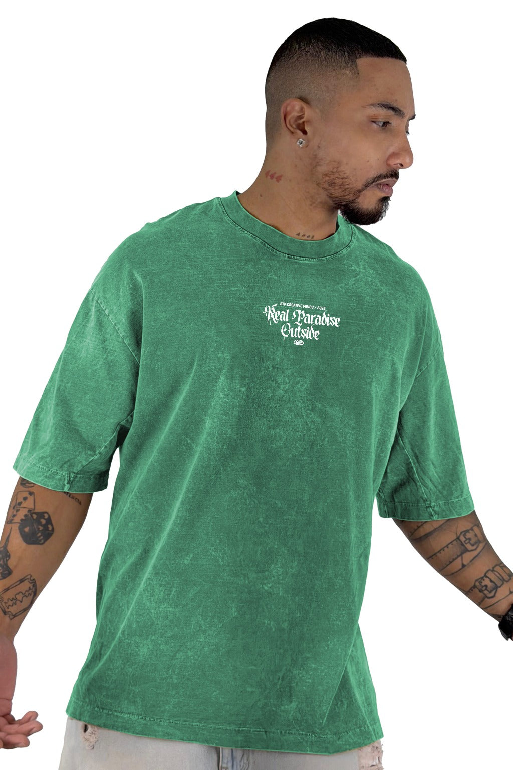 Oversize sky verde real paradise