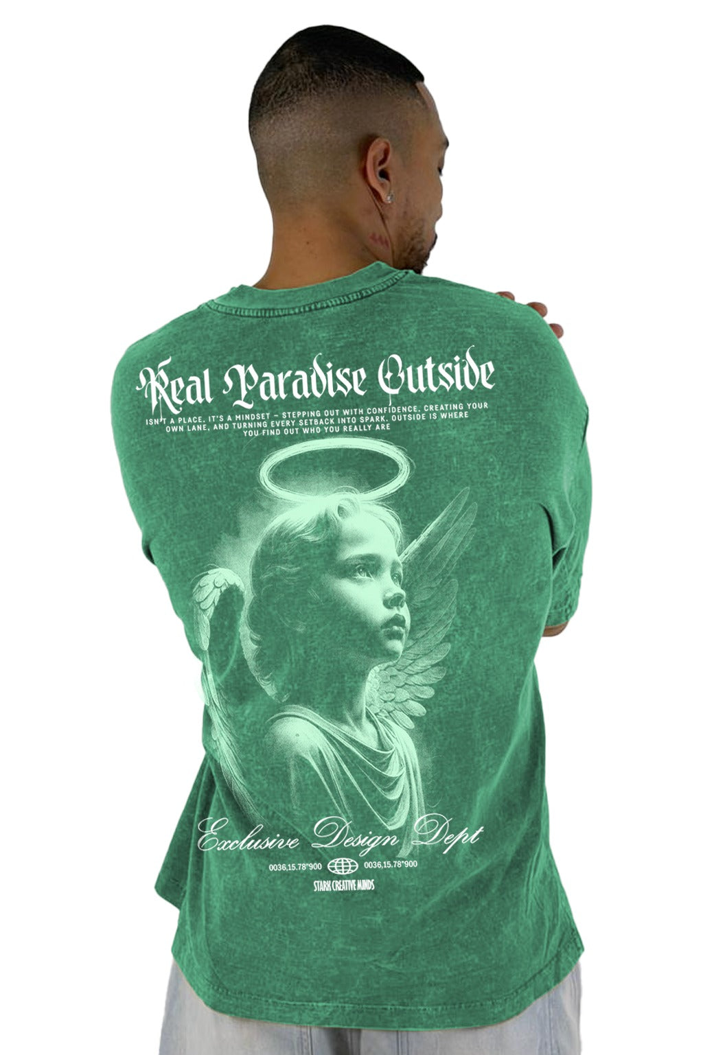 Oversize sky verde real paradise