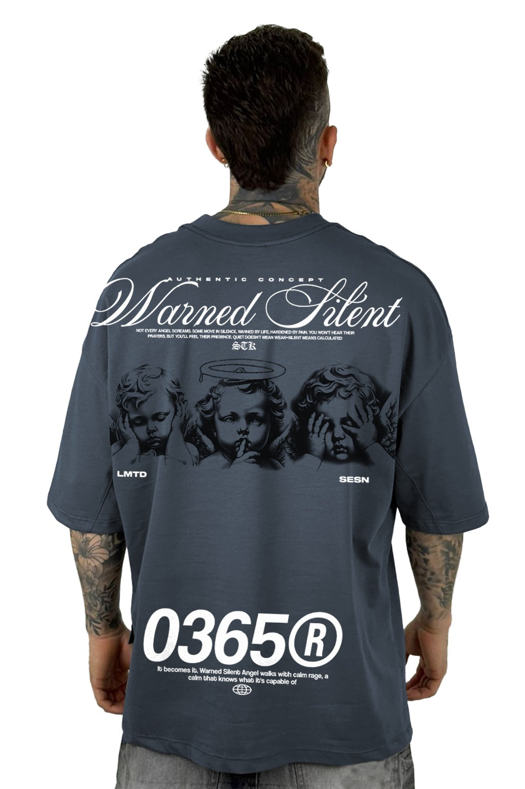 Oversize gris warned silent