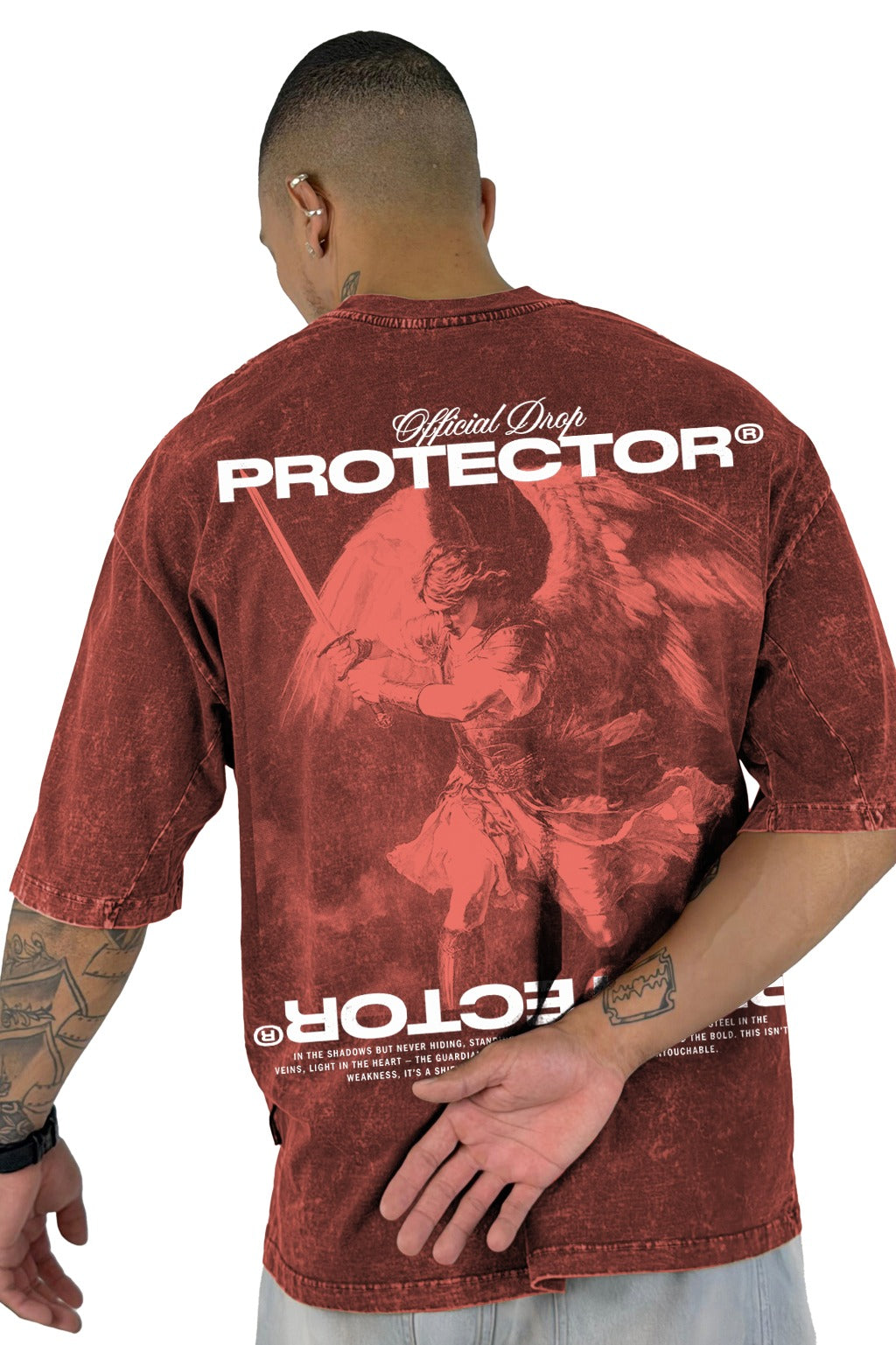 Oversize Sky vino Protector alto gramaje