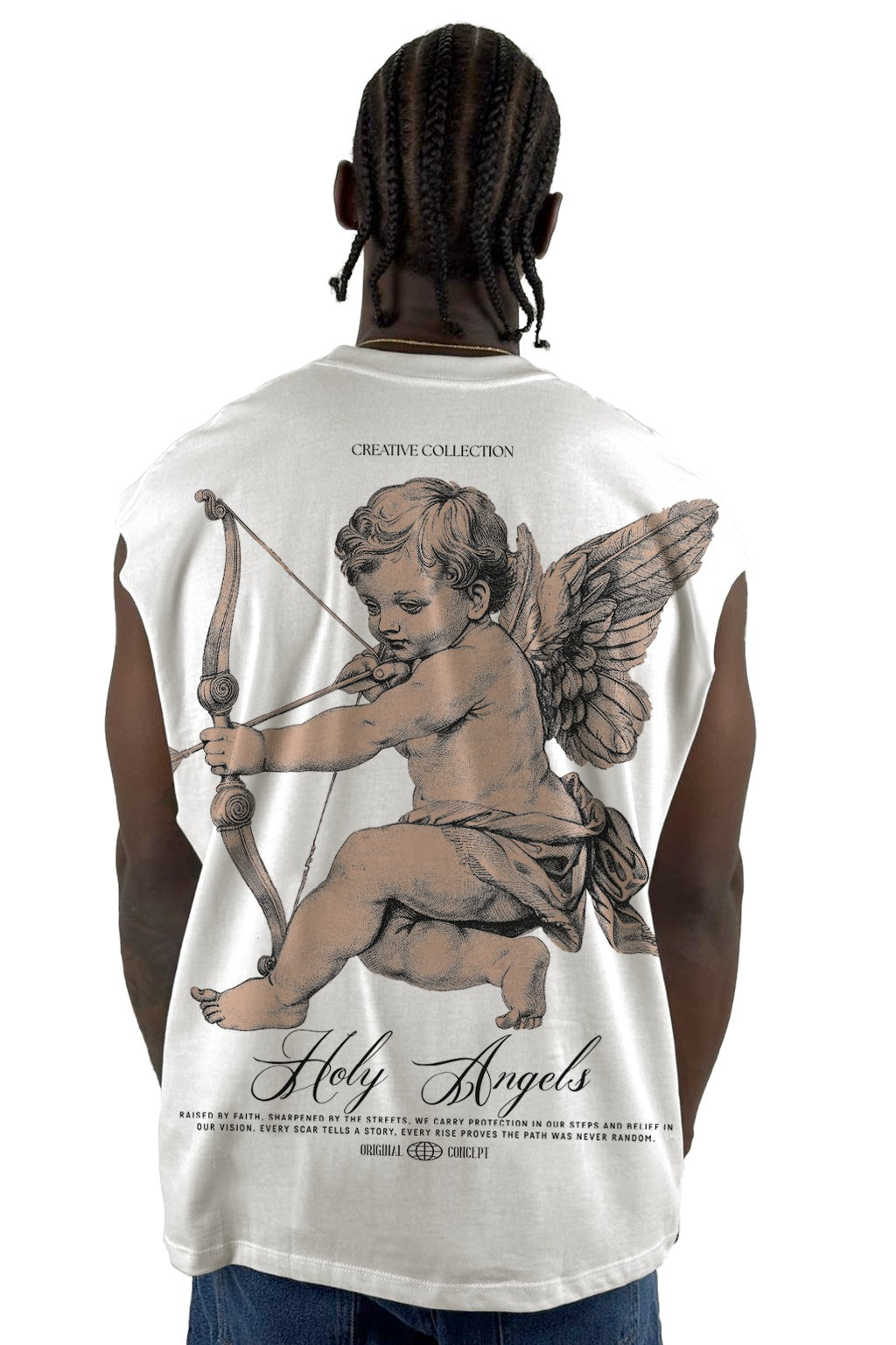 Camisilla Crudo Holy Angels Alto Gramaje