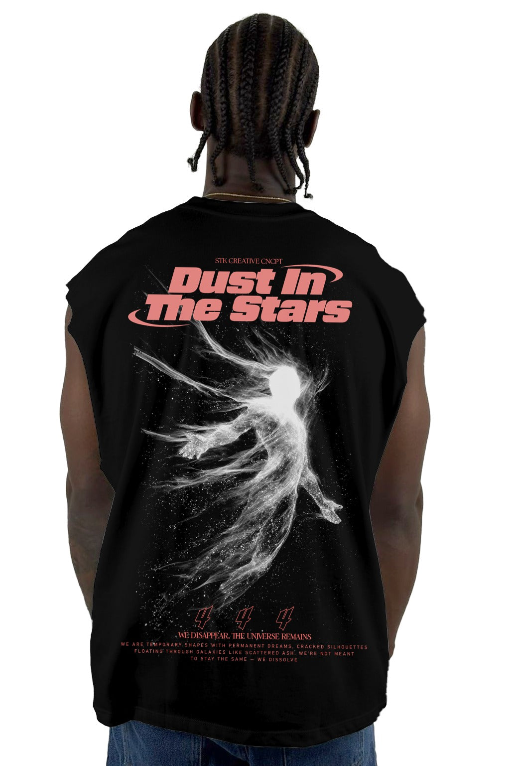 Camisilla Negra Dust In The stars Alto Gramaje