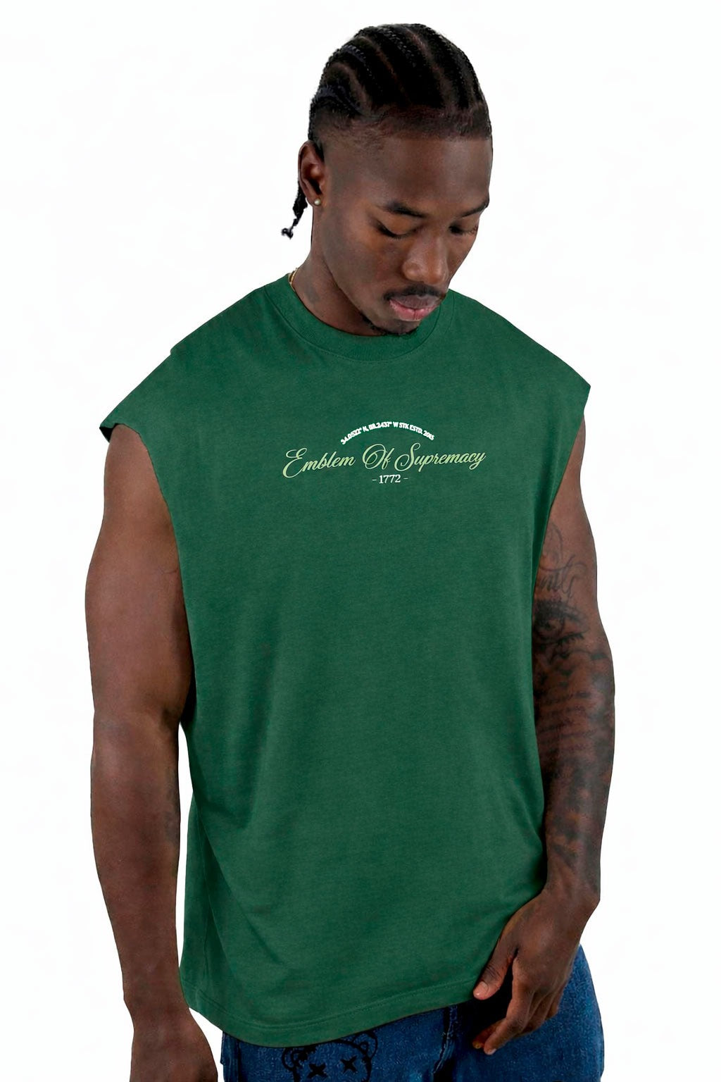 Camisilla verde Emblem Of Supremancy Alto Gramaje
