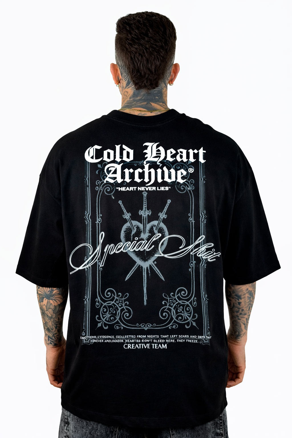 Oversize Negra Cold Heart Archive Alto Gramaje