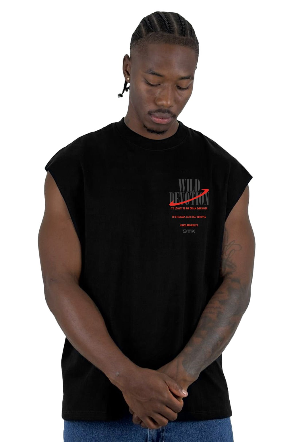 Camisilla Negra Wild Devotion Alto Gramaje