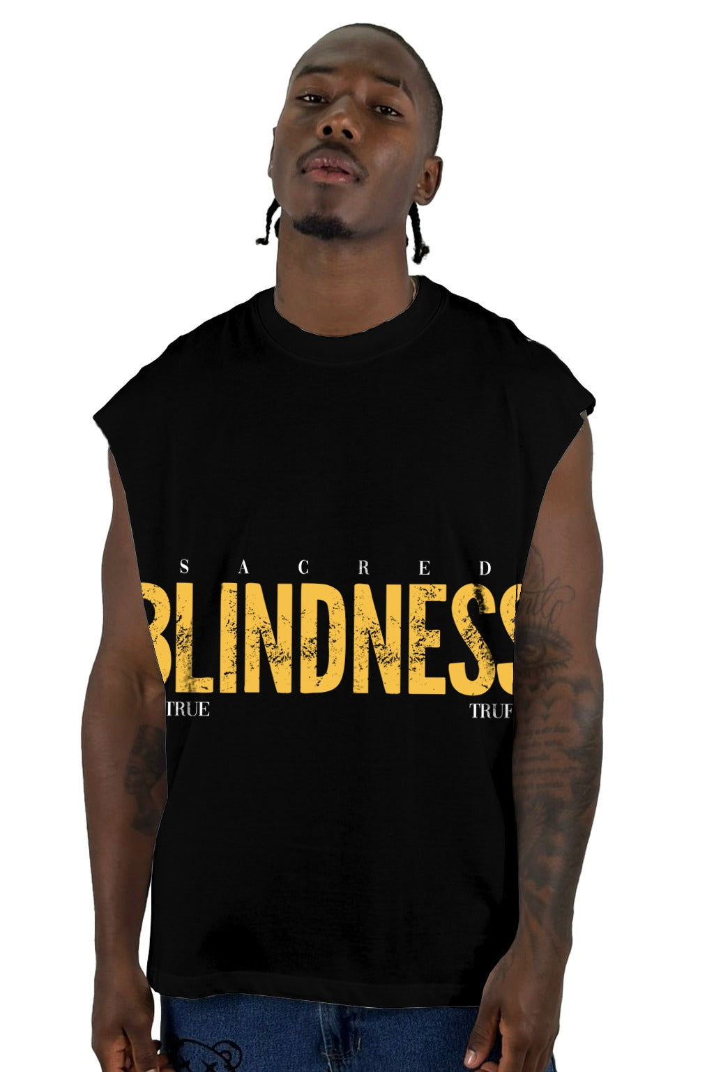 Camisilla Negra Sacred Blindness Alto Gramaje