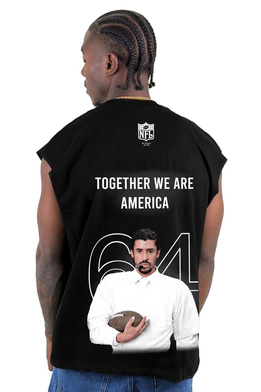 Camisilla Negra SuperBowl Alto Gramaje