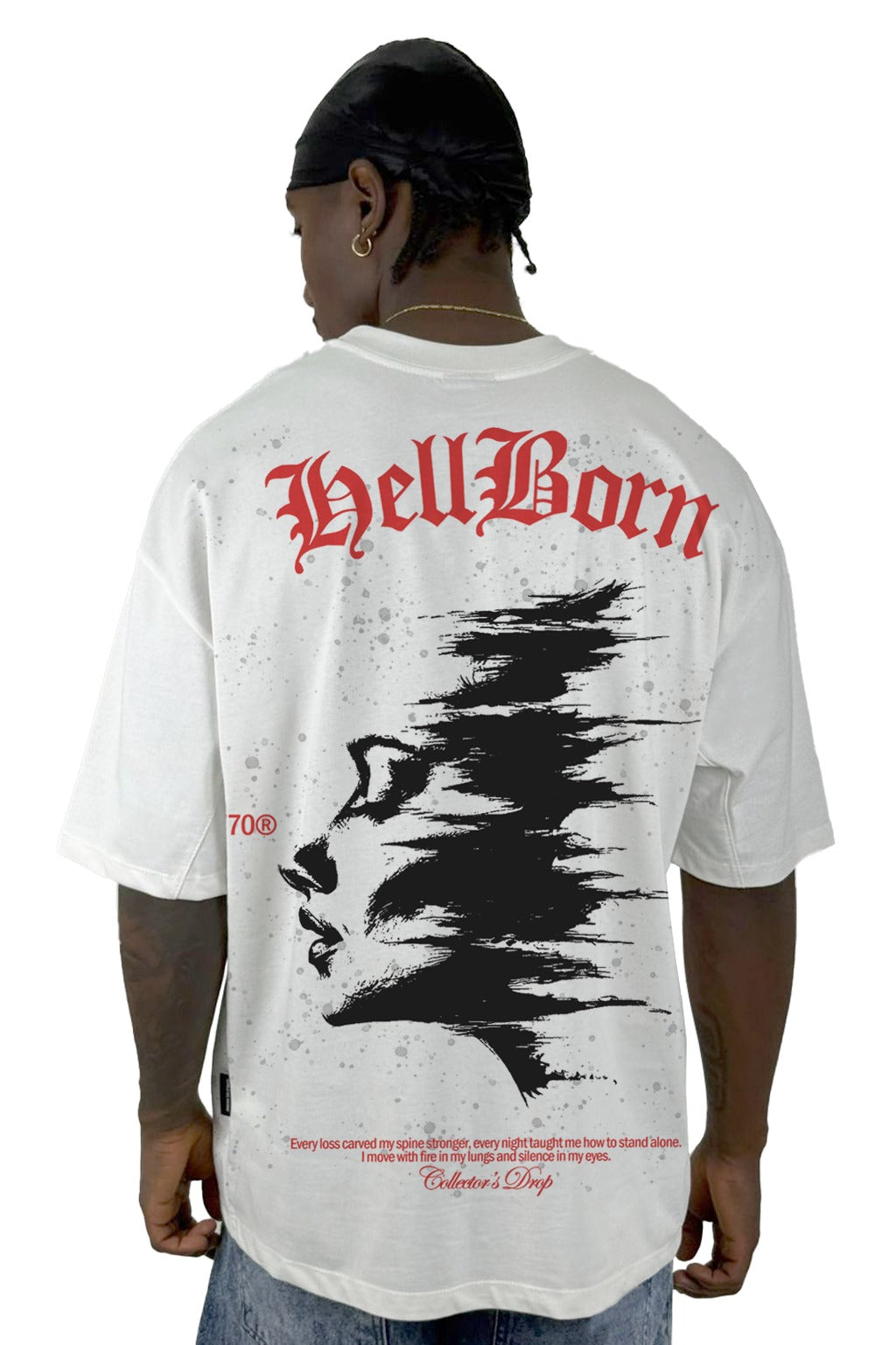 Oversize Crudo Hell Born Alto Gramaje
