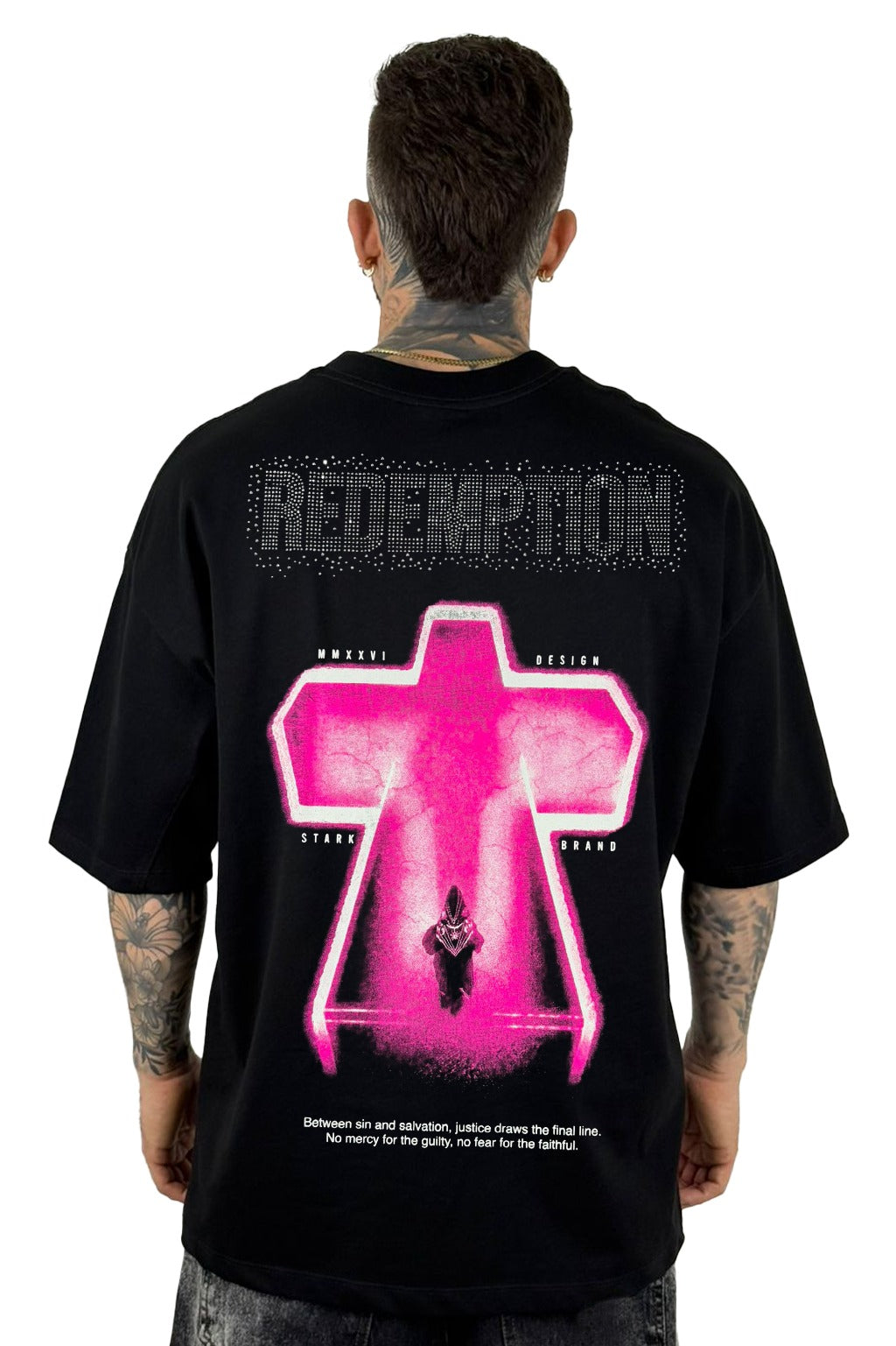 Oversize Negra Pedreria Redemption Alto Gramaje