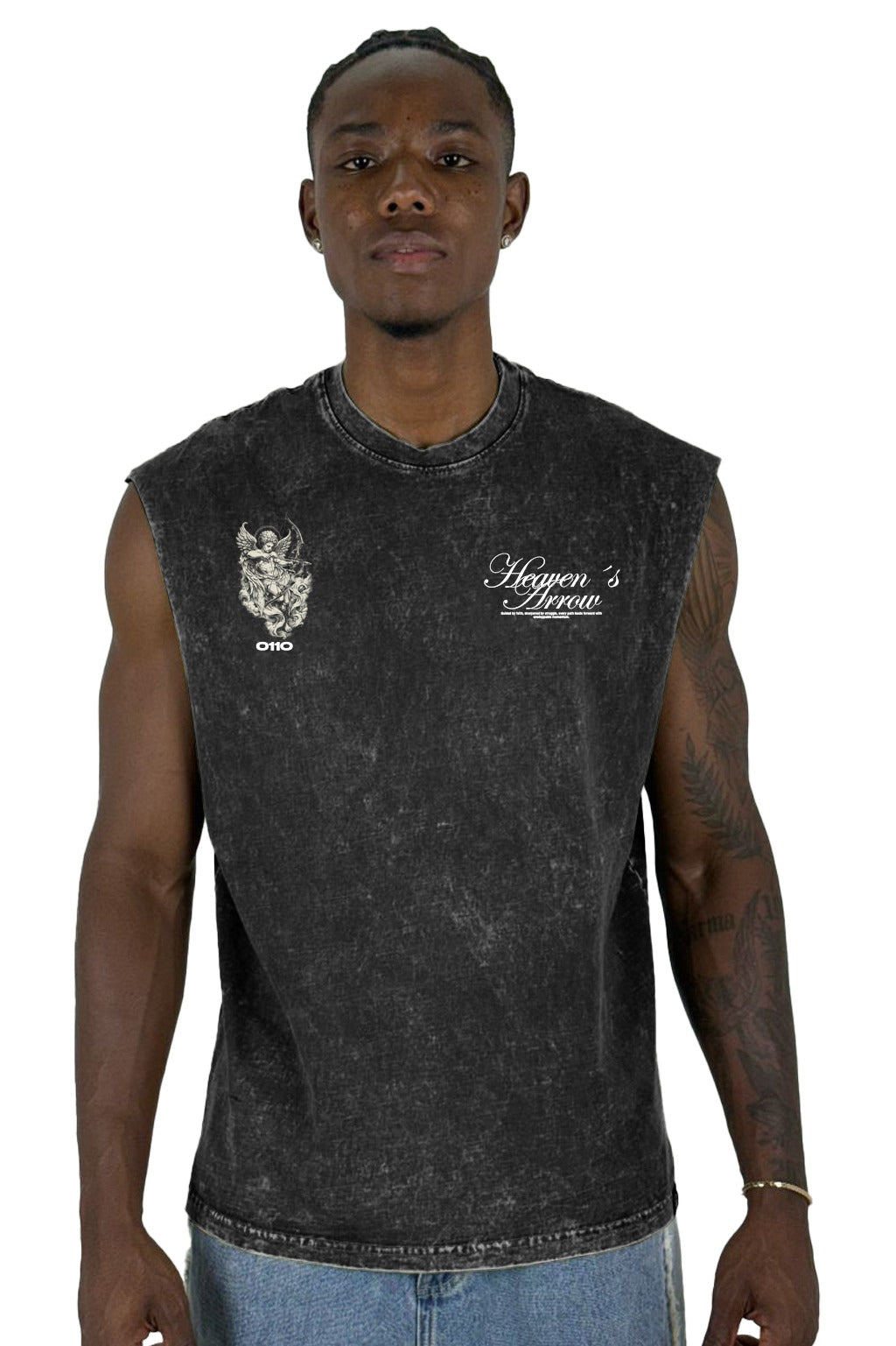Camisilla sky Negra Heaven Arrou
